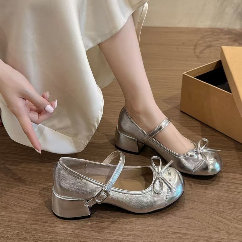 Women'S Fashion Footwear - Womens Mary Jane Shoes Round Toe