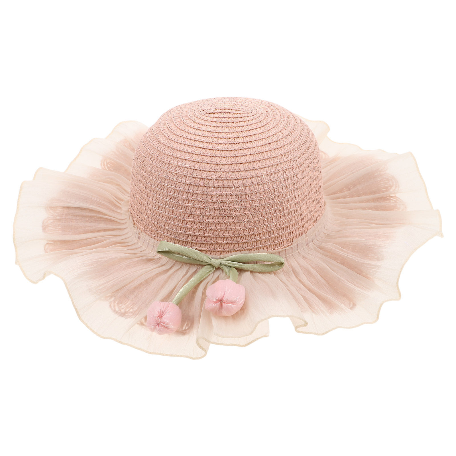 Straw Hat Summer - Girls Straw Sun Hat Summer Breathable