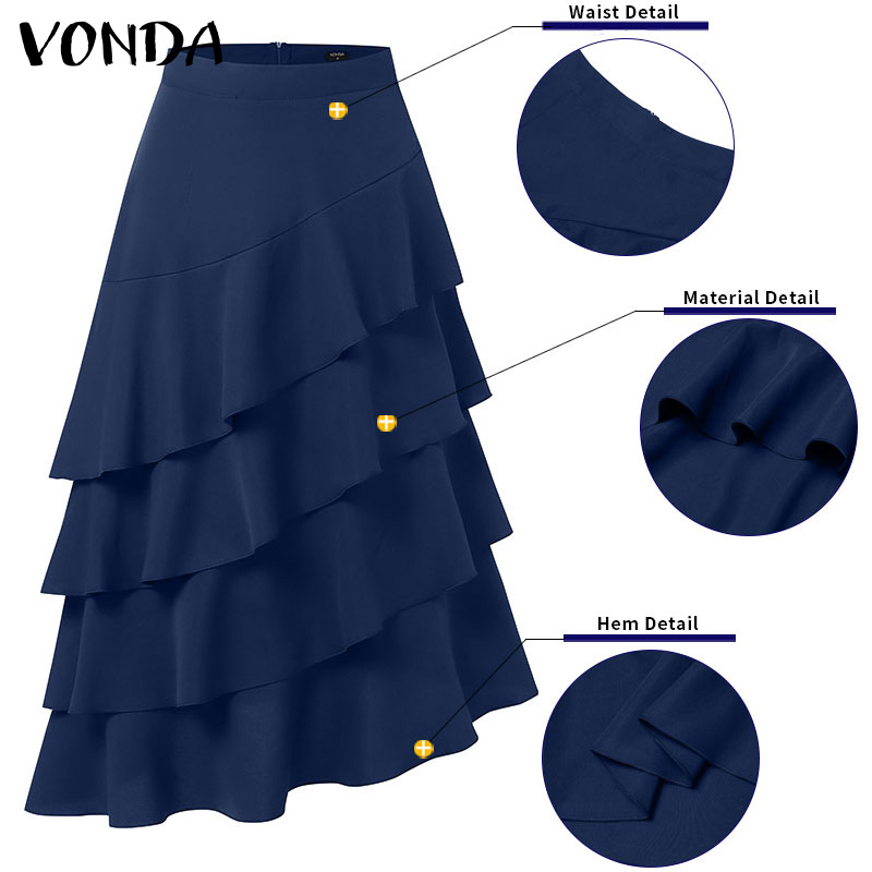 VONDA Plus Size 5XL Women Long - Women'S Fashion Layering recensie en prijs