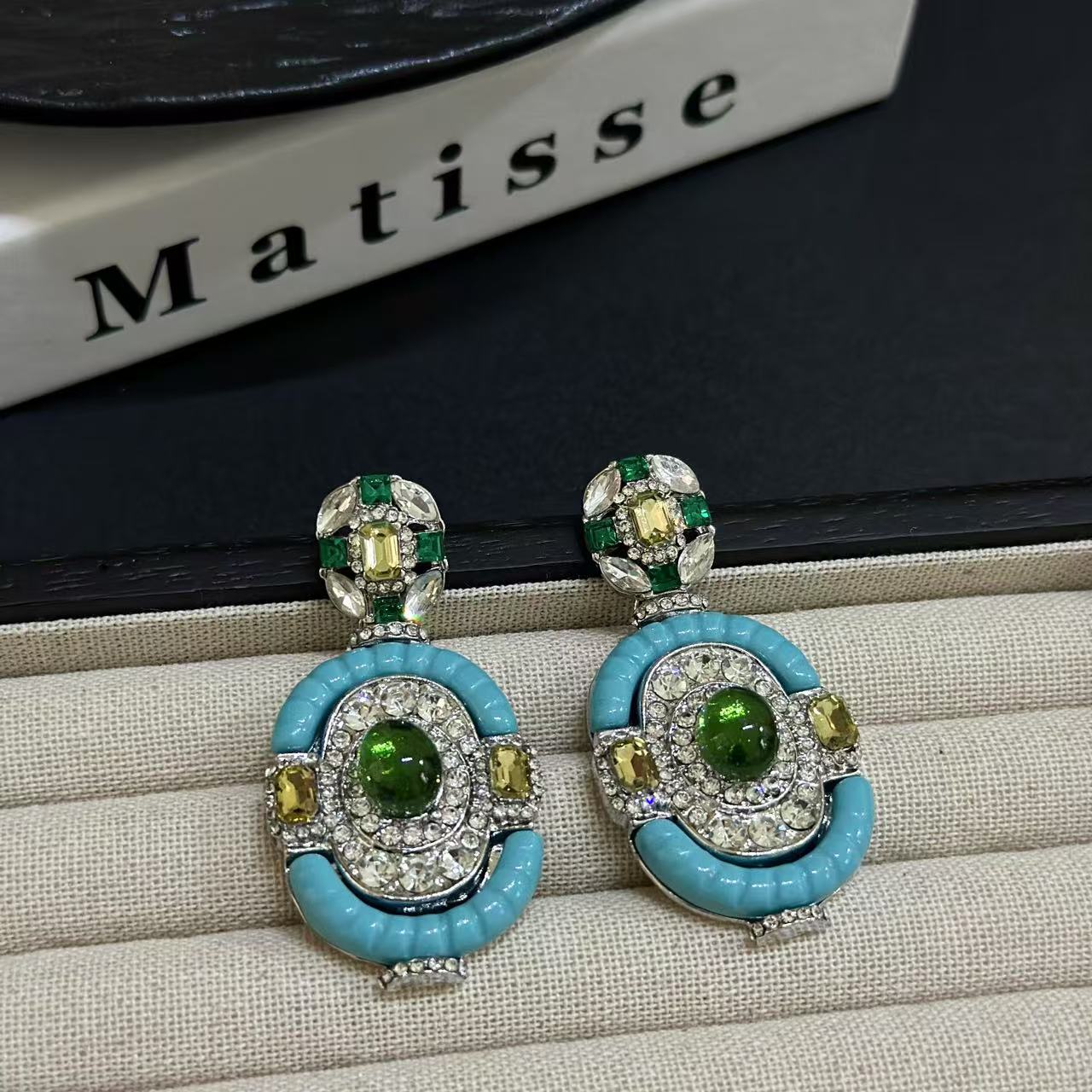 Vintage Turquoise Emerald Silv - Women'S Fashion Victorian Era recensie en prijs