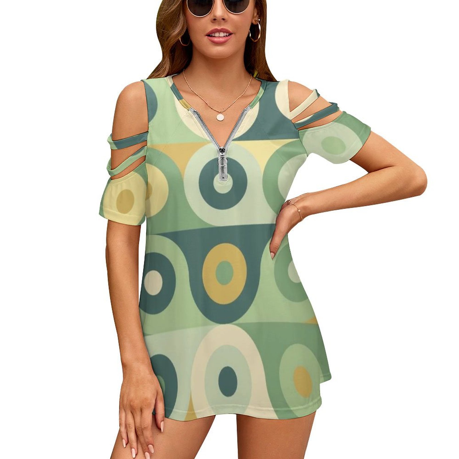 Groovy 70's Pattern Women Zipp - Women'S Fashion In The 60S recensie en prijs