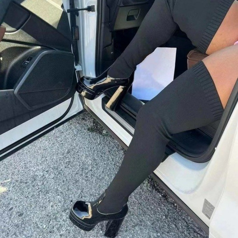 Women Boots Platform Over The  - Women'S Fashion Socks recensie en prijs