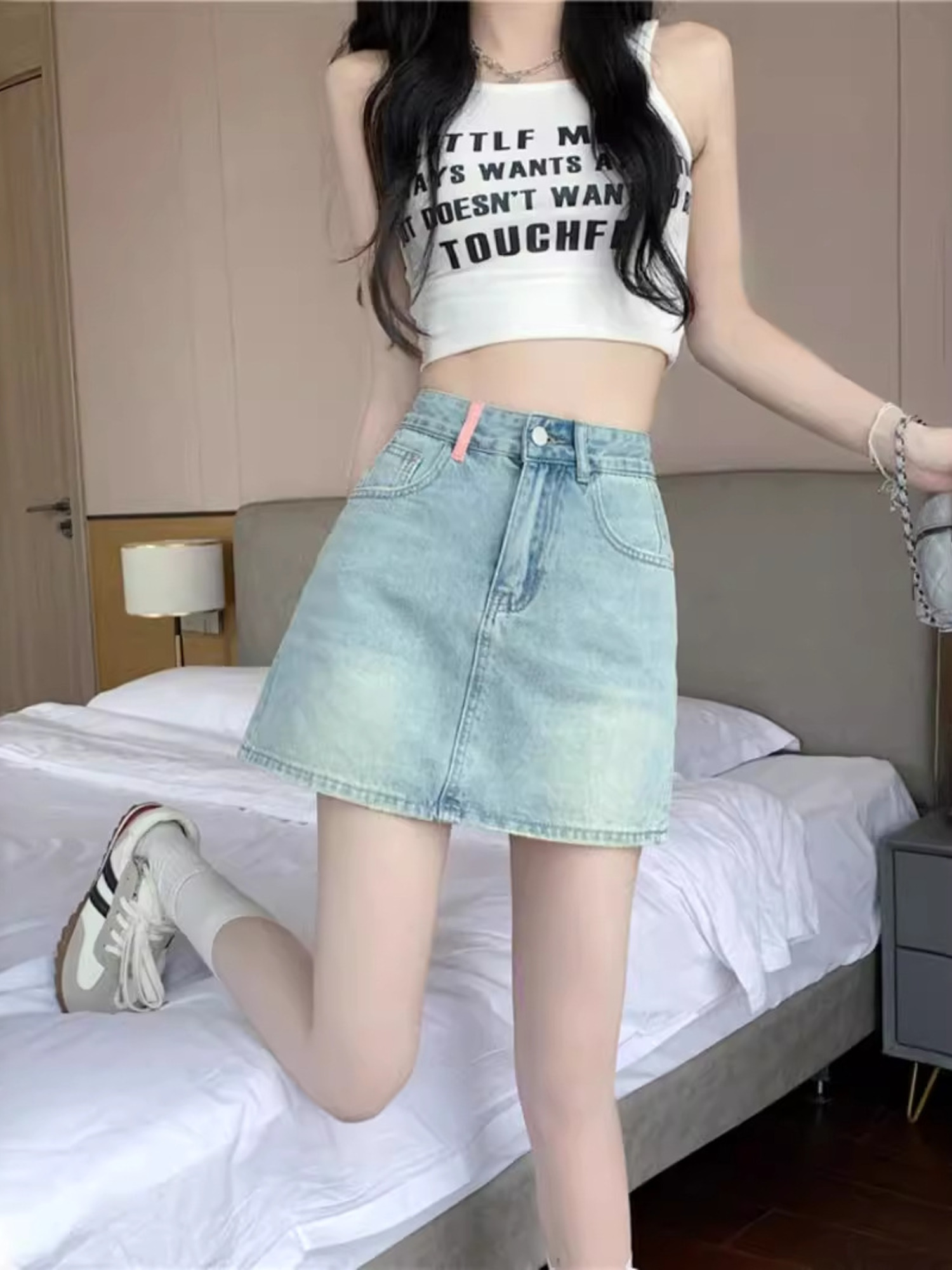 Women's Vintage Washed Denim S - Denim Shorts Women recensie en prijs