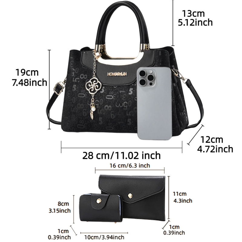 3-piece Fashion Women's Handba - Crossbody Bag Women recensie en prijs