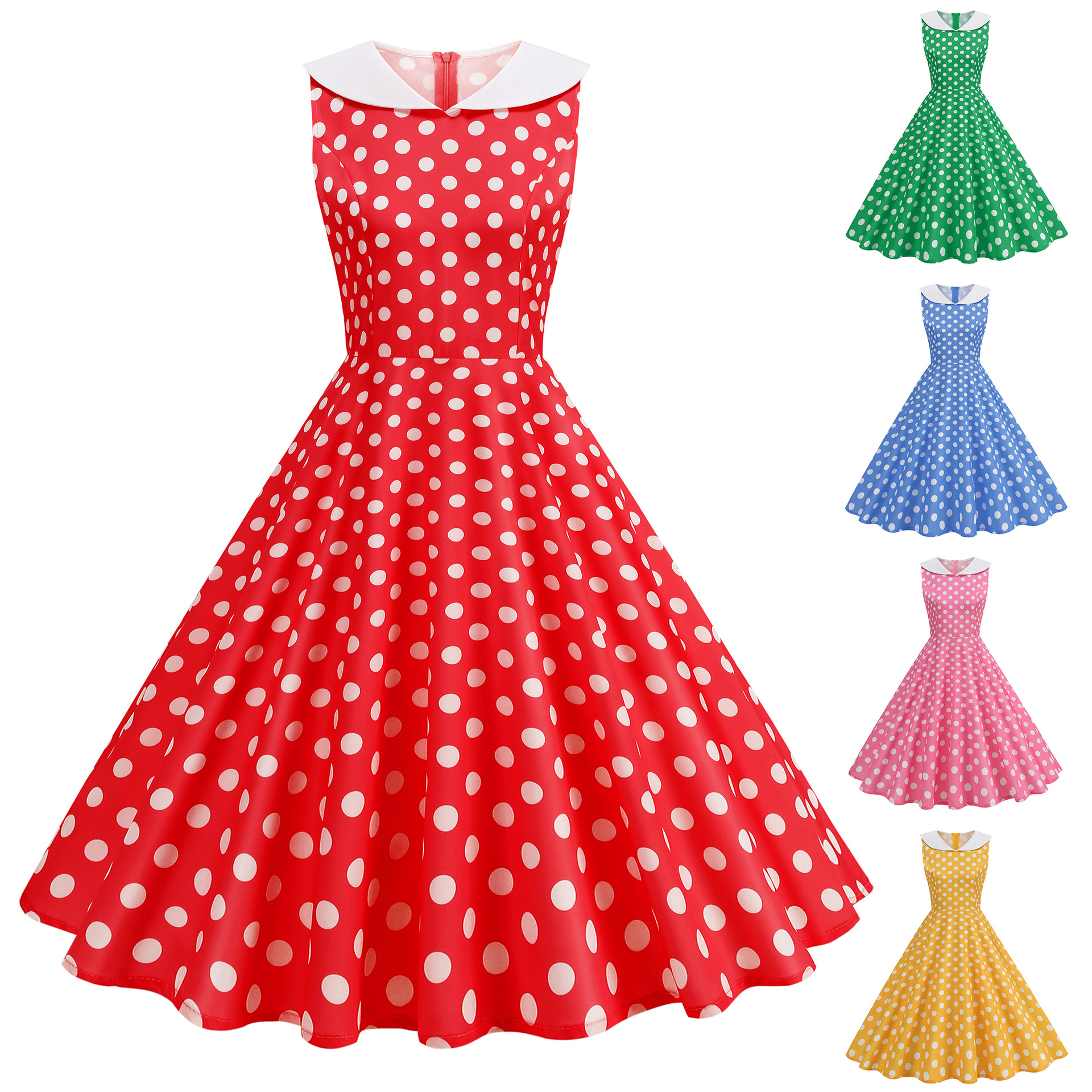 Vintage 1950s 60s Polka Dot Wo - Women'S Fashion In The 60S recensie en prijs