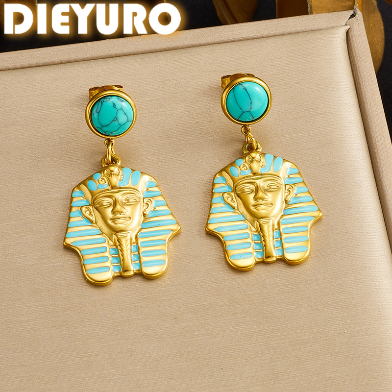 DIEYURO 316L Stainless Steel V - Women Fashion Egypt recensie en prijs