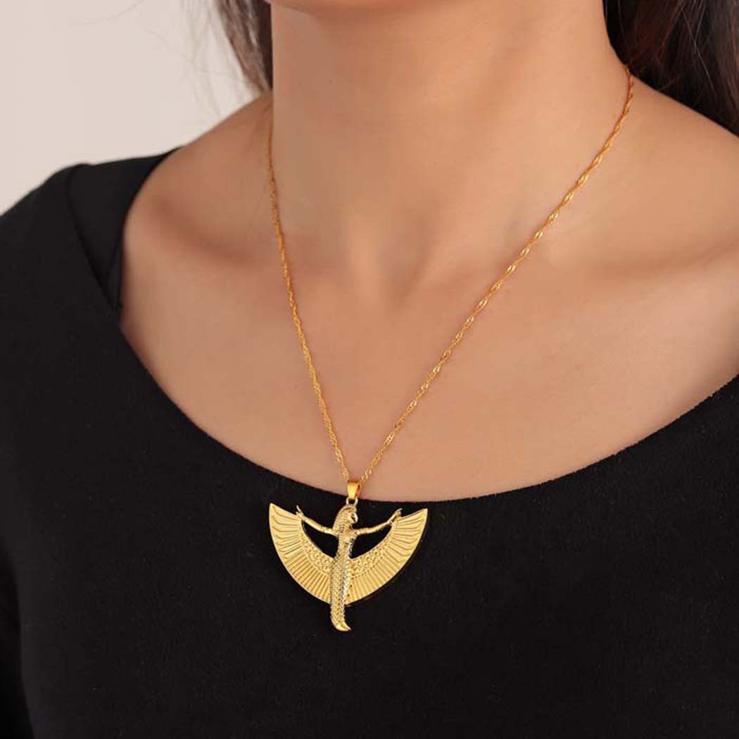 QIAMNI Egyptian Goddess Isis P - Women Fashion Egypt recensie en prijs