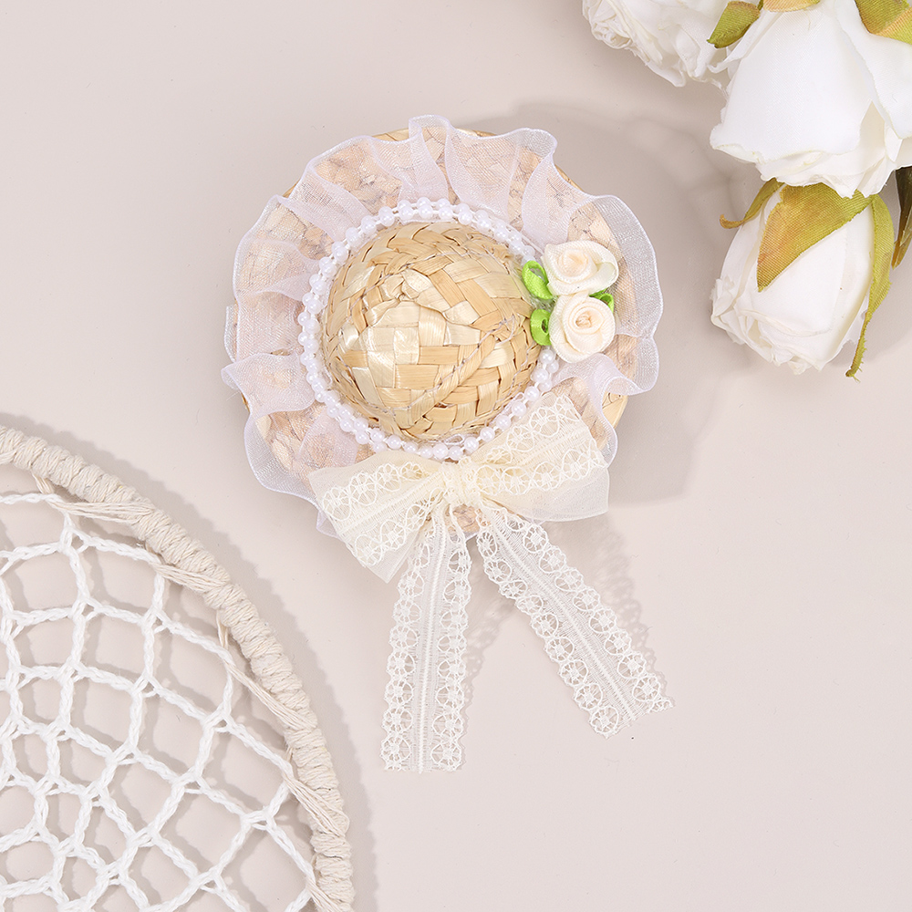 New Mini Straw Hat Hair Clip S - Straw Hat Summer recensie en prijs