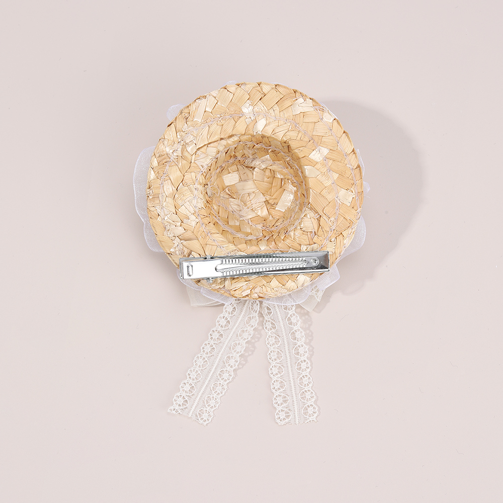 New Mini Straw Hat Hair Clip S - Straw Hat Summer recensie en prijs