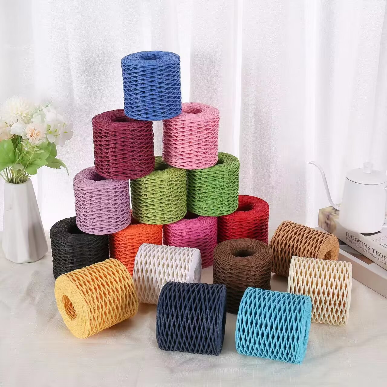 190g Raffia Yarn, Straw Paper  - Straw Hat Summer recensie en prijs