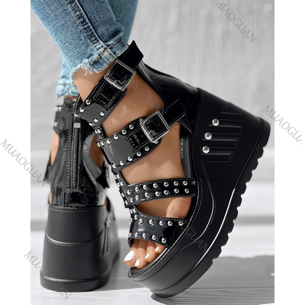 Fashion Women Peep Toe Black S - Women'S Fashion Footwear recensie en prijs