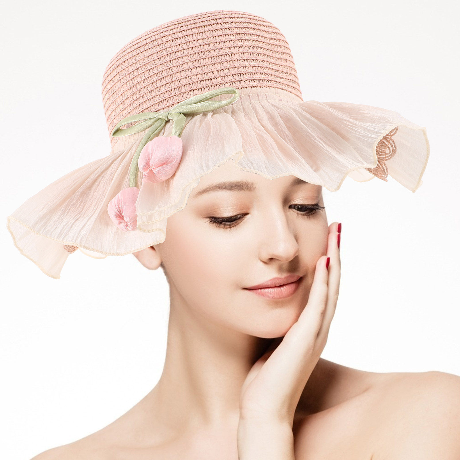 Girls Straw Sun Hat Summer Bre - Straw Hat Summer recensie en prijs