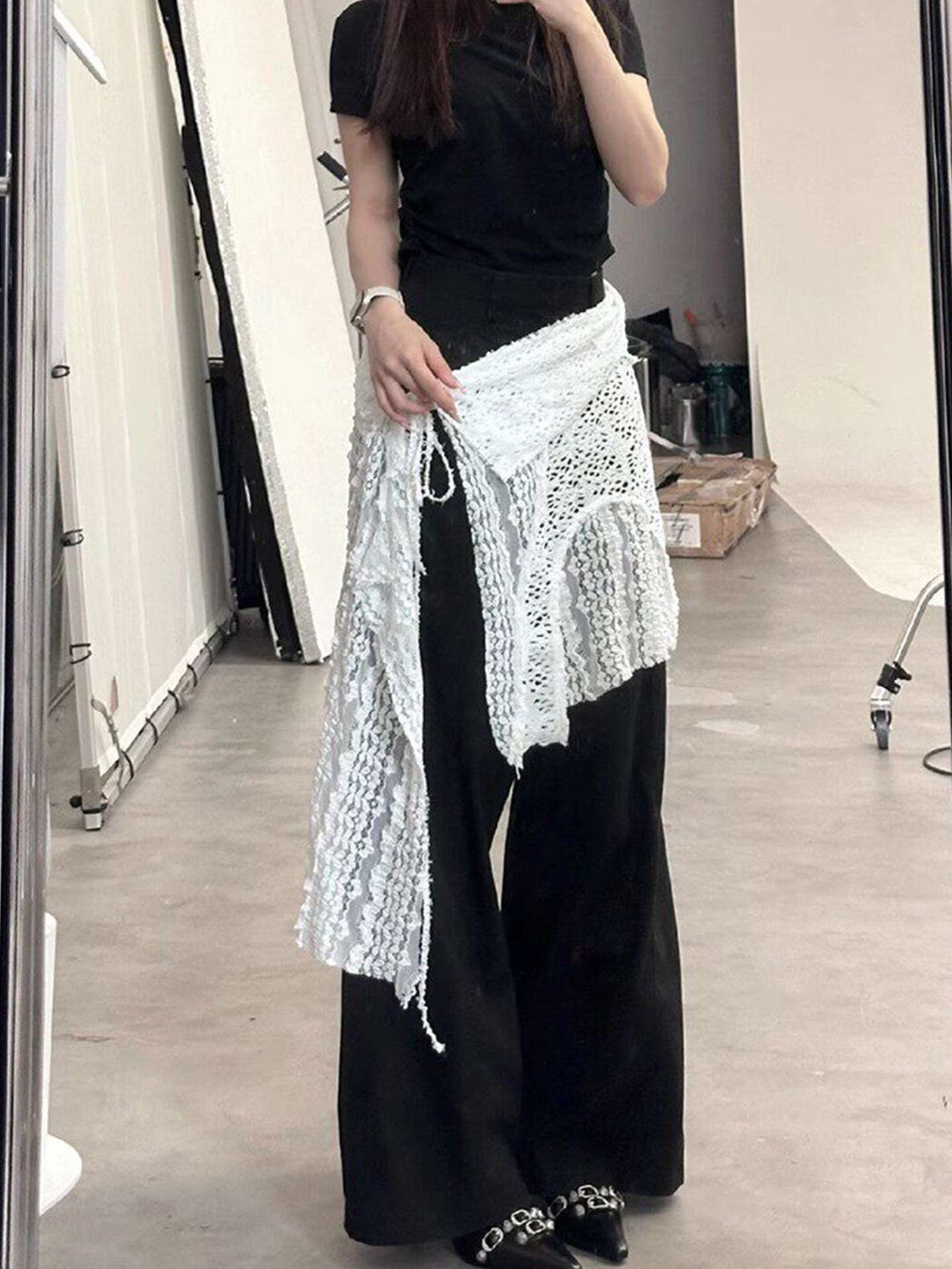 Street Style Layered Hollow ou - Women'S Fashion Layering recensie en prijs