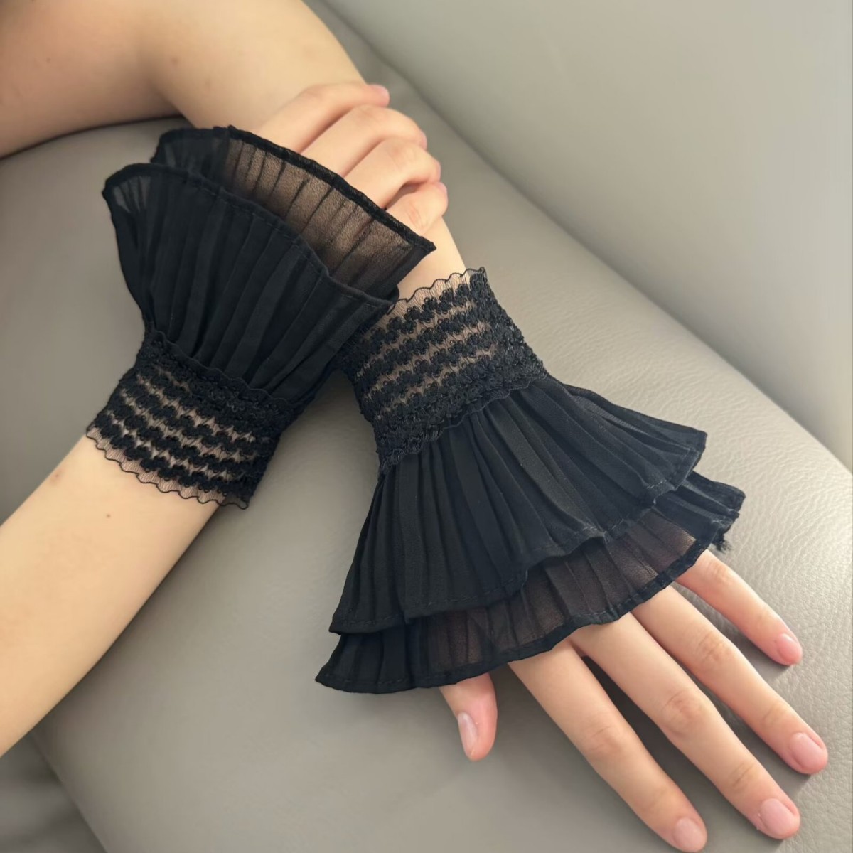 Detachable Lace Flower Mesh Fl - Women'S Fashion Layering recensie en prijs