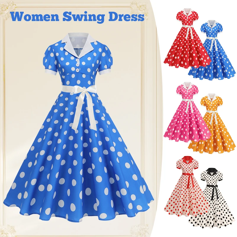 Vintage Polka Dot Summer Dress - Women'S Fashion In The 60S recensie en prijs