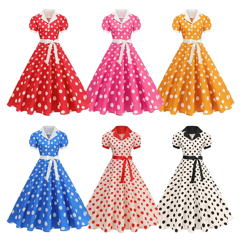 Vintage Polka Dot Summer Dress - Women'S Fashion In The 60S recensie en prijs