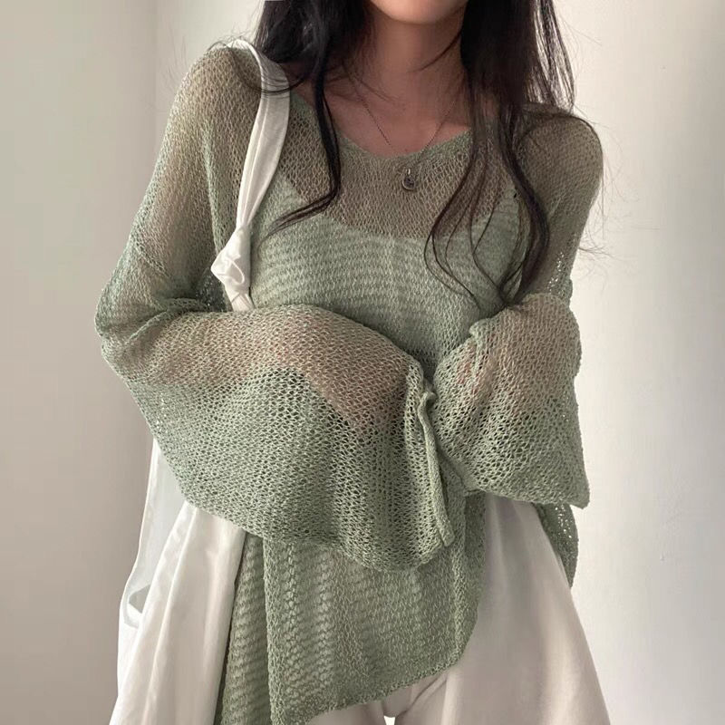 Thin Pullovers Women Knit Holl - Women'S Fashion Designer Clothes recensie en prijs