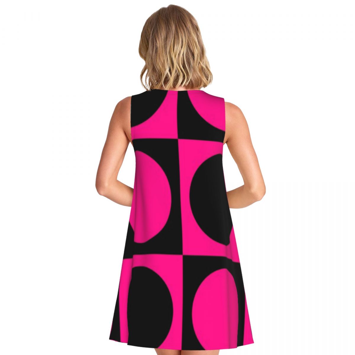 60s Pink Circle Mod Mondrian W - Women'S Fashion In The 60S recensie en prijs