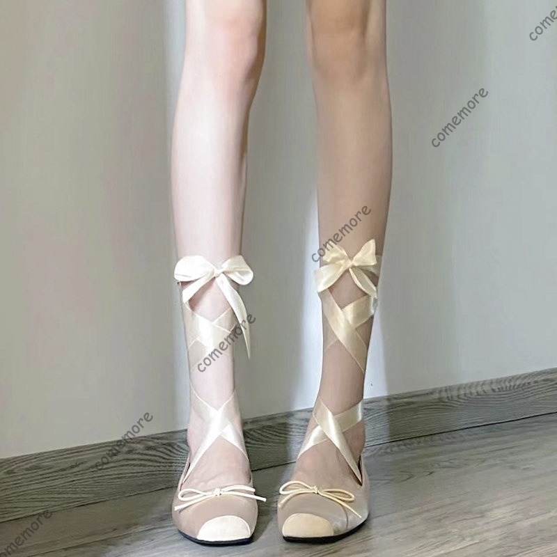 Women's Satin Ribbon Tie Balle - Women'S Fashion Footwear recensie en prijs