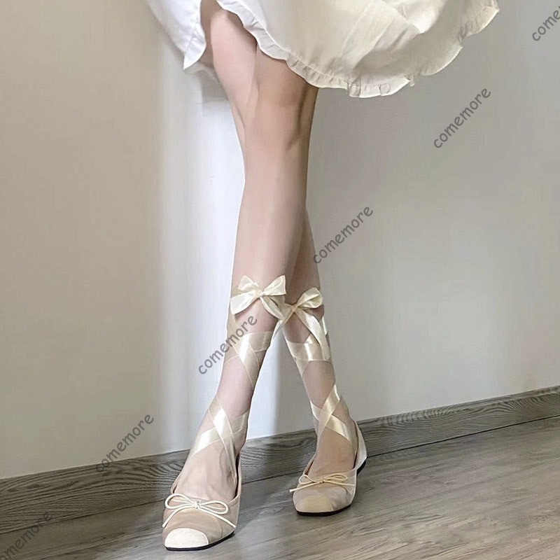 Women's Satin Ribbon Tie Balle - Women'S Fashion Footwear recensie en prijs