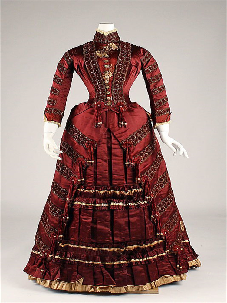 1890s Victorian Red Edwardian  - Women'S Fashion Victorian Era recensie en prijs