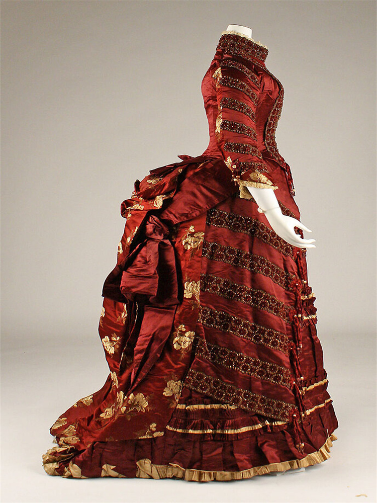 1890s Victorian Red Edwardian  - Women'S Fashion Victorian Era recensie en prijs