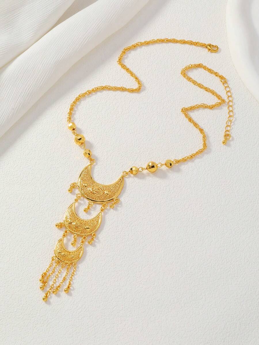 Elegant Gold-Tone Crescent Moo - Women'S Fashion Layering recensie en prijs