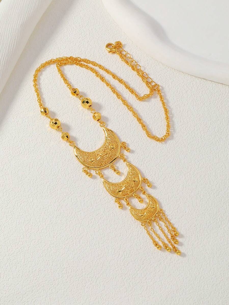 Elegant Gold-Tone Crescent Moo - Women'S Fashion Layering recensie en prijs