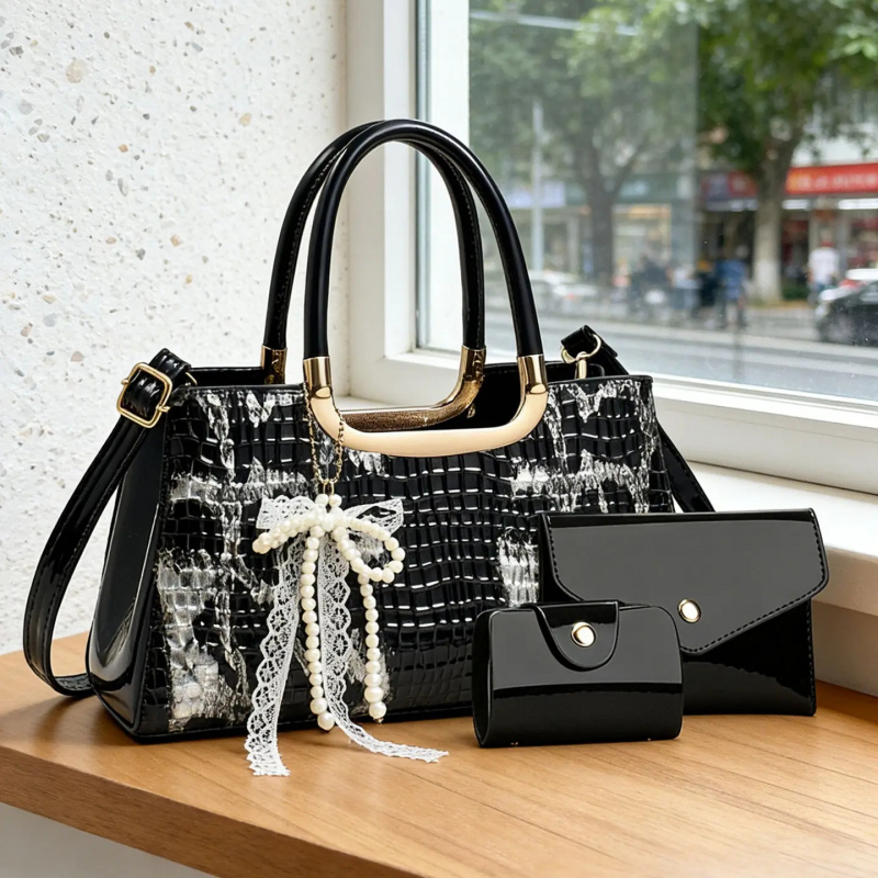 Women's Handbag Set, Crocodile - Crossbody Bag Women recensie en prijs