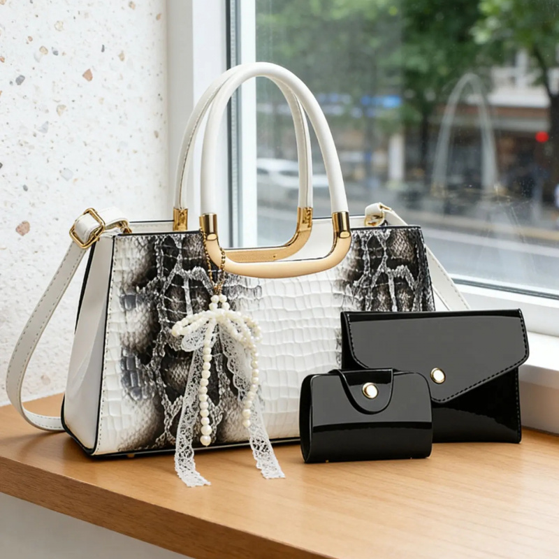 Women's Handbag Set, Crocodile - Crossbody Bag Women recensie en prijs