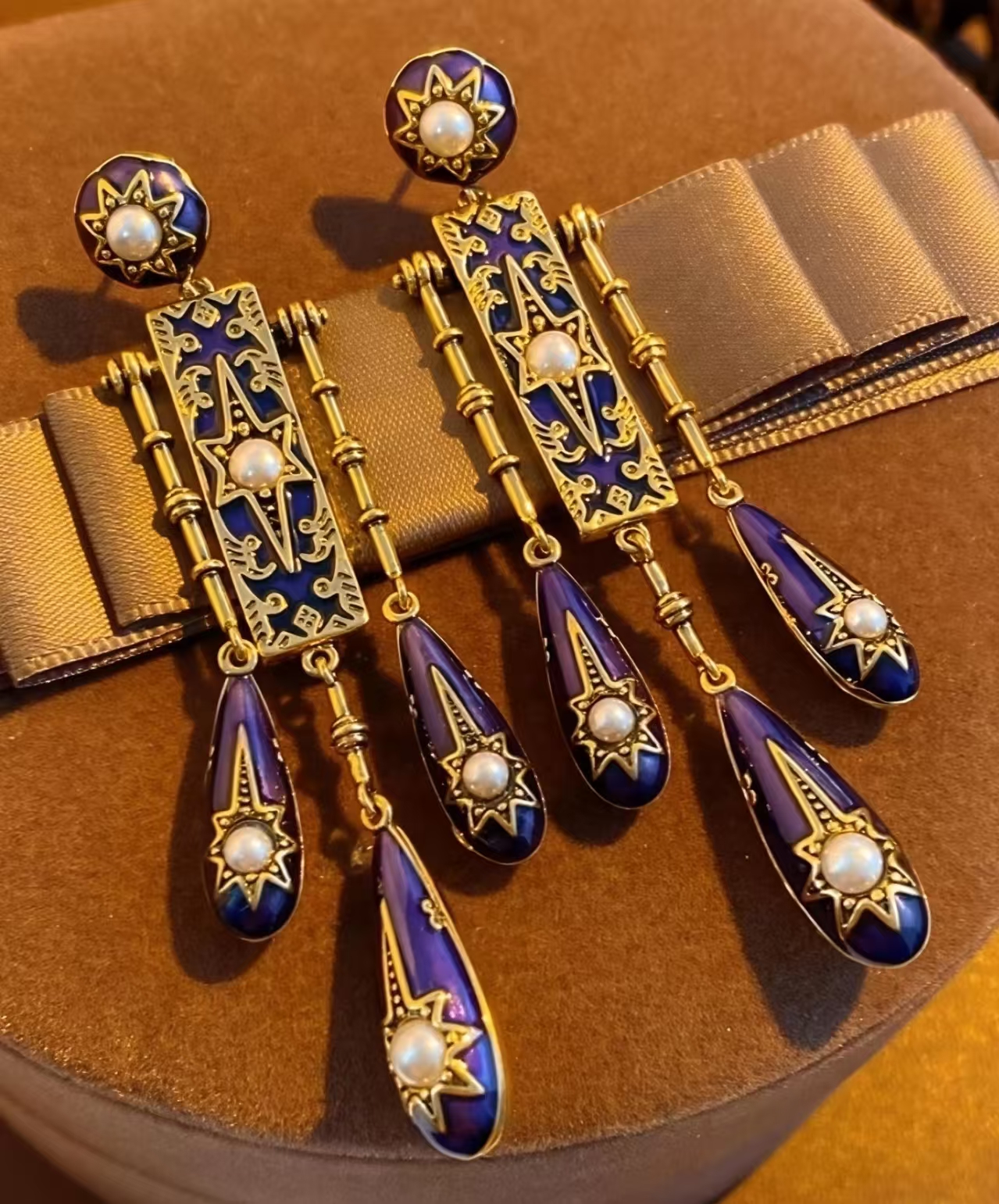 Retro Victorian Era Blue Ename - Women'S Fashion Victorian Era recensie en prijs