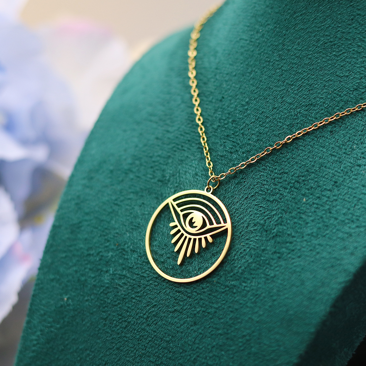 Kinitial Lucky Eyes Pendant Ne - Women Fashion Egypt recensie en prijs