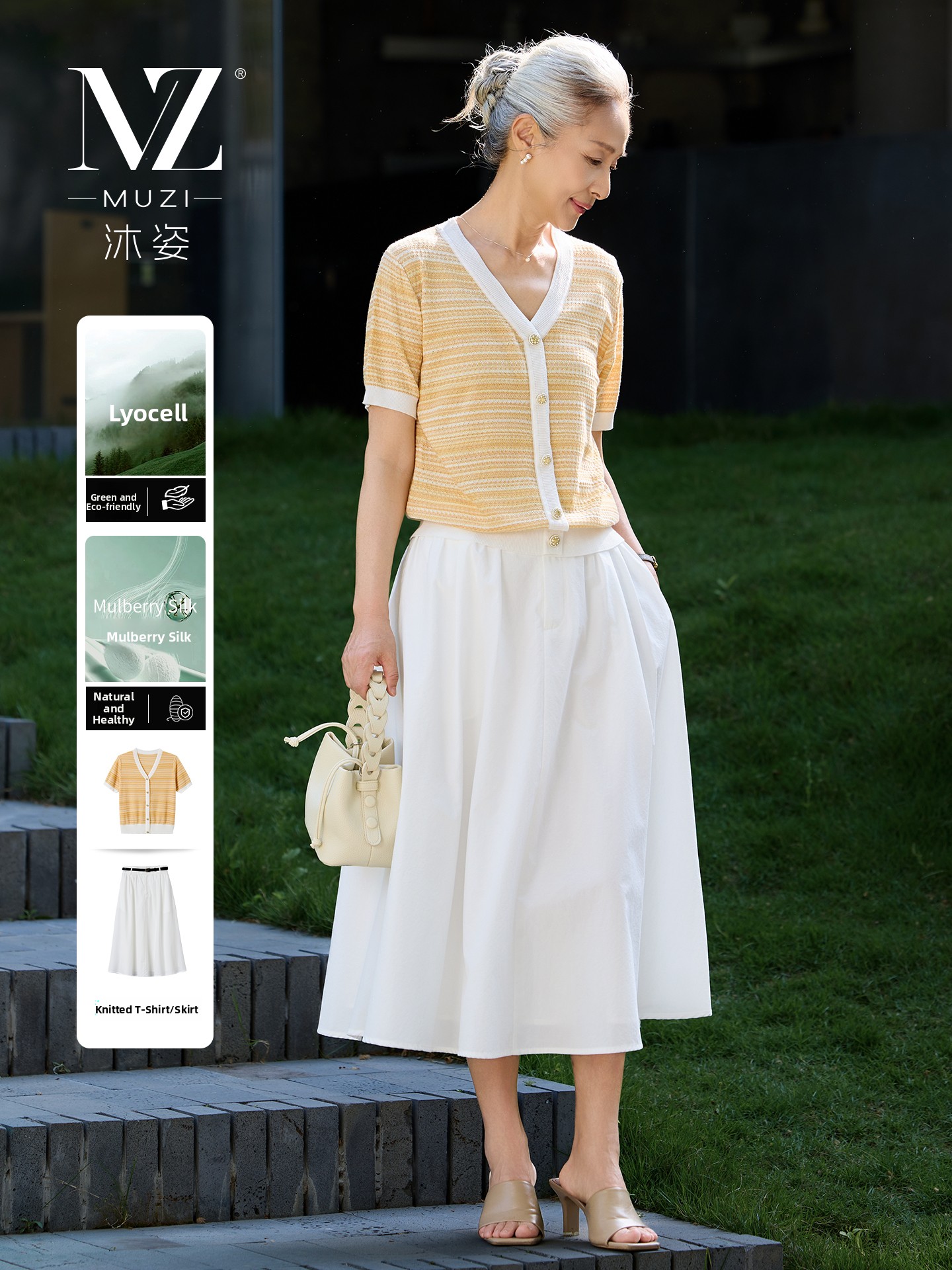 Muzhi Silk Short Sleeve T-Shir - Women'S Fashion In The 60S recensie en prijs