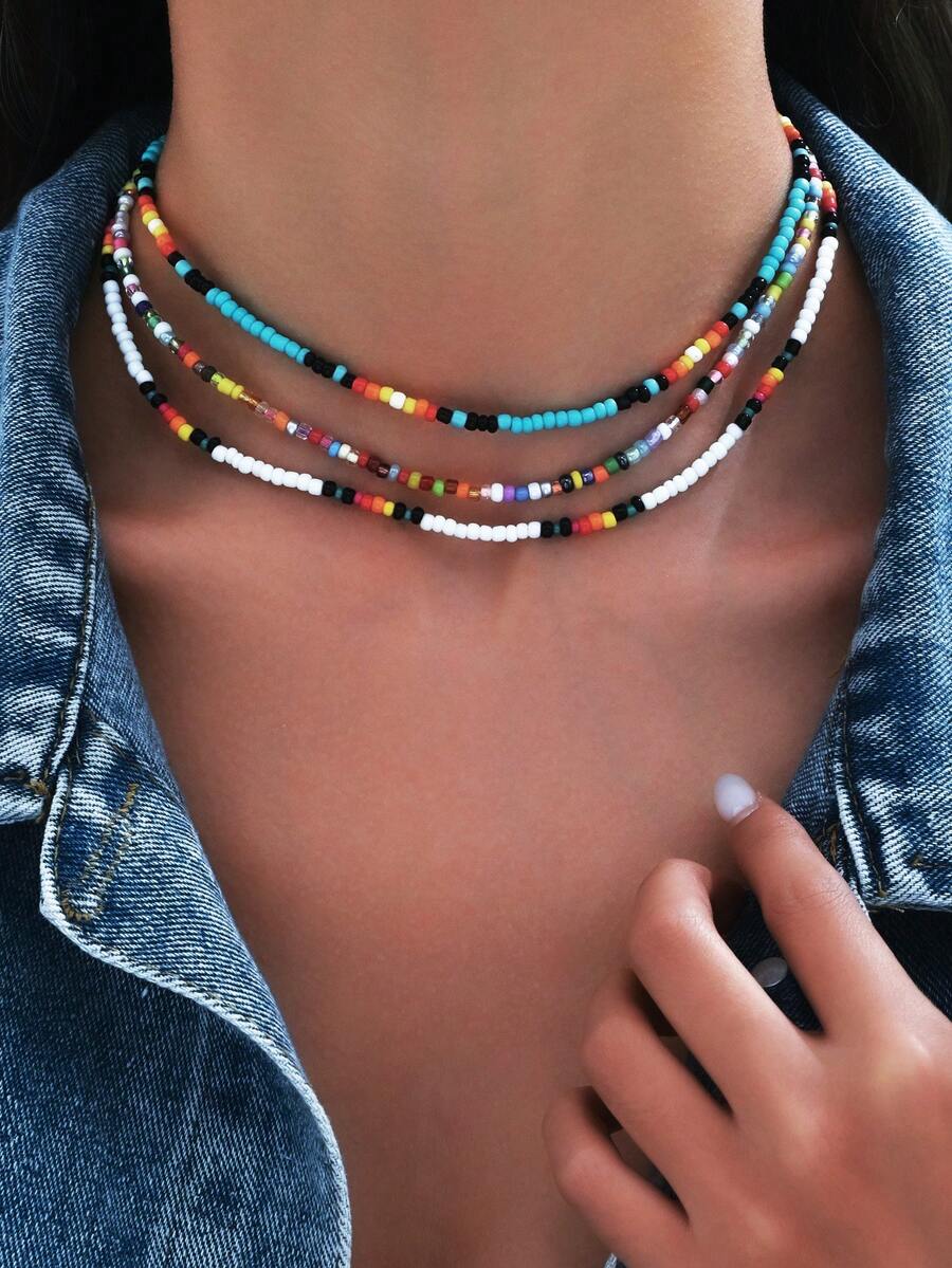 3pcs Summer Dopamine Color Bea - Women'S Fashion Layering recensie en prijs