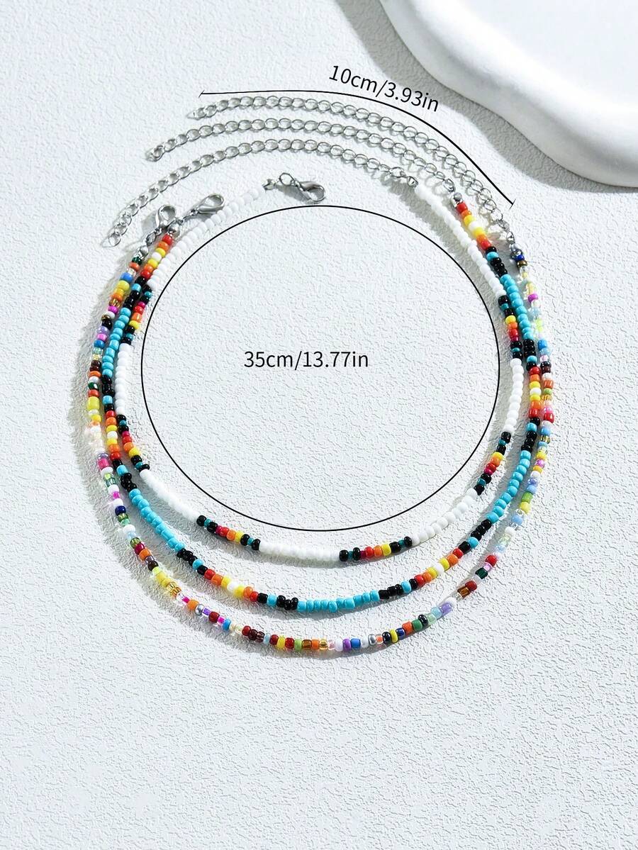 3pcs Summer Dopamine Color Bea - Women'S Fashion Layering recensie en prijs