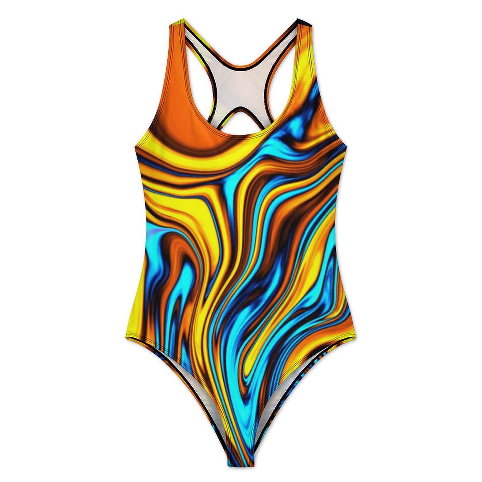 Golden Retro 60s Swimsuit Abst - Women'S Fashion In The 60S recensie en prijs