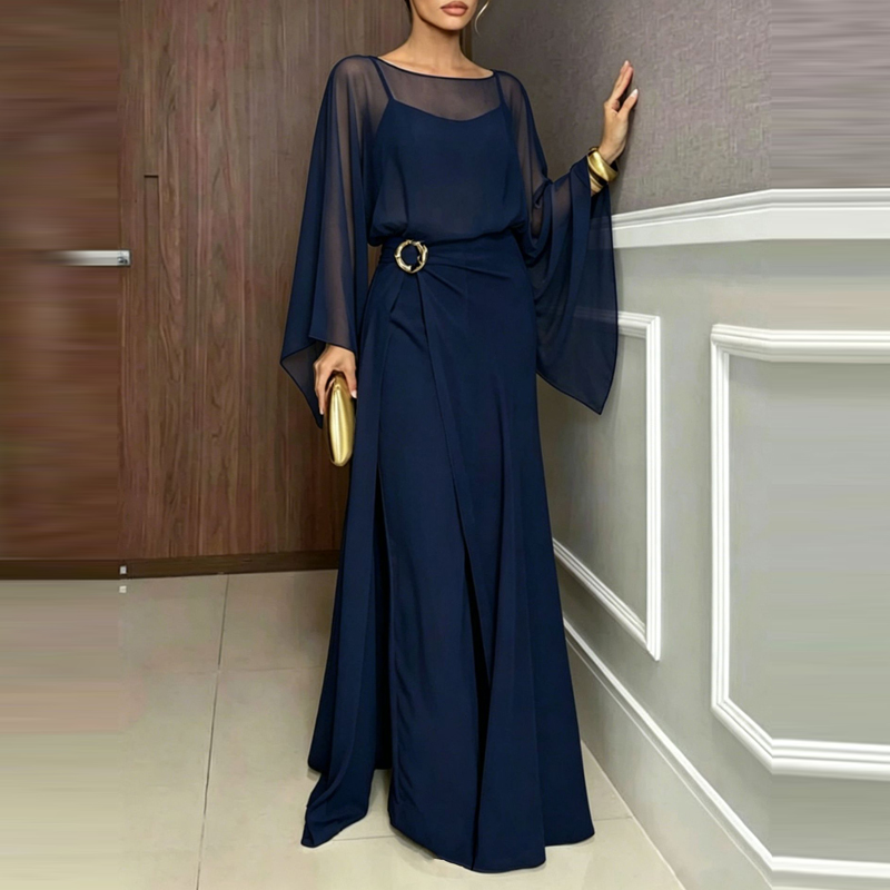 Fashion O-neck Cover Up Romper - Women'S Fashion Vintage Off Shoulder Long Sleeve Jumpsuit recensie en prijs