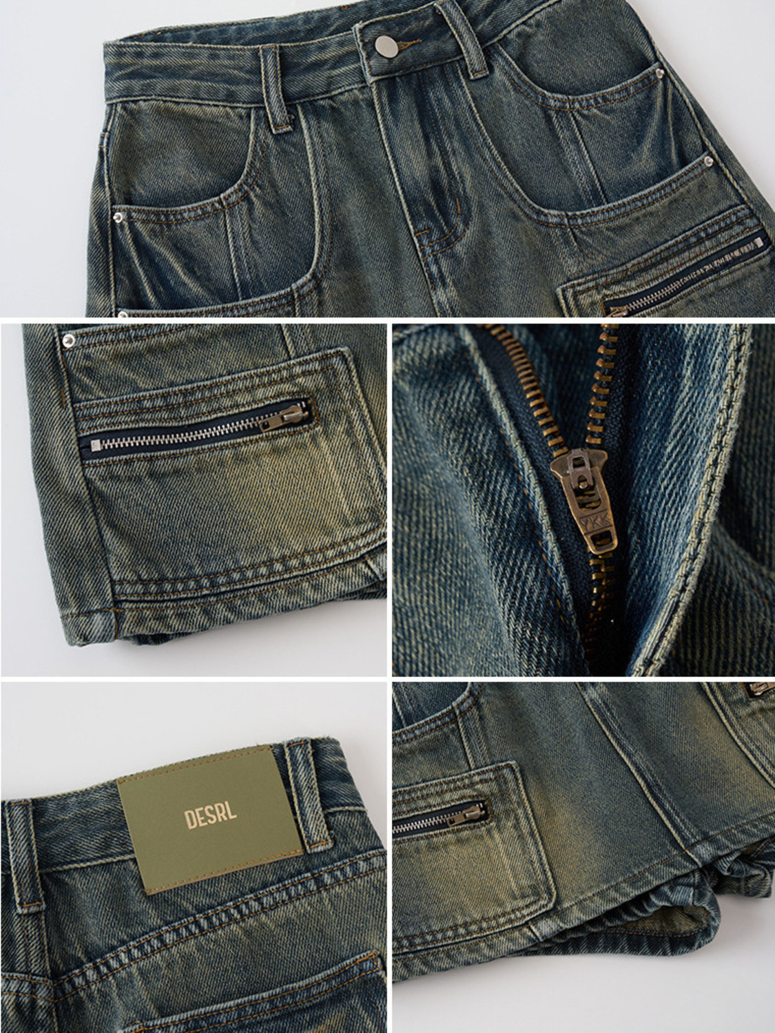 Women Cargo Pocket Fake Two Pi - Denim Shorts Women recensie en prijs