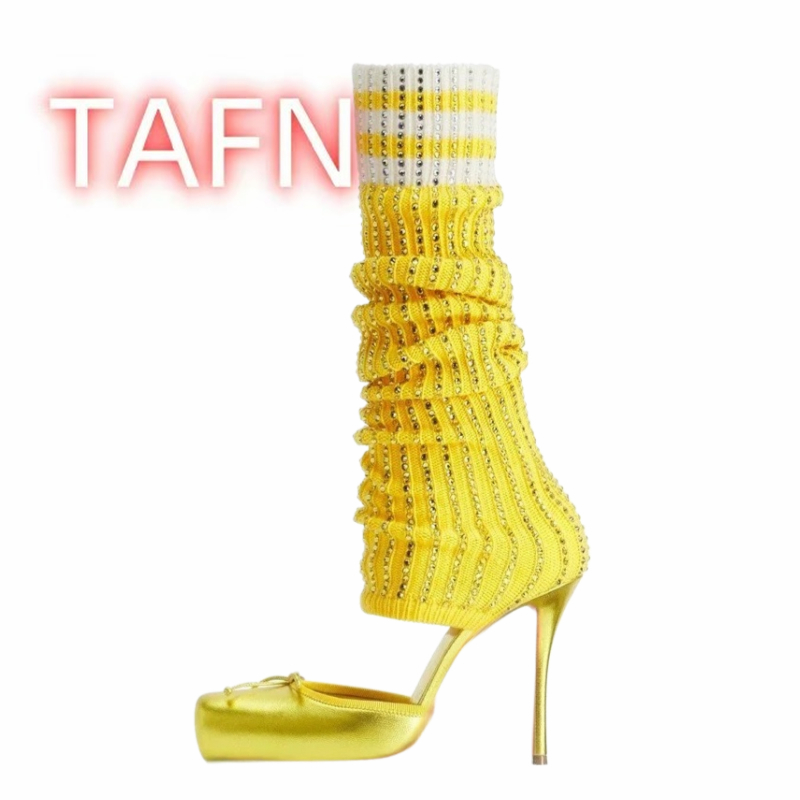 Women's Knitted High Heels Pum - Women'S Fashion Socks recensie en prijs