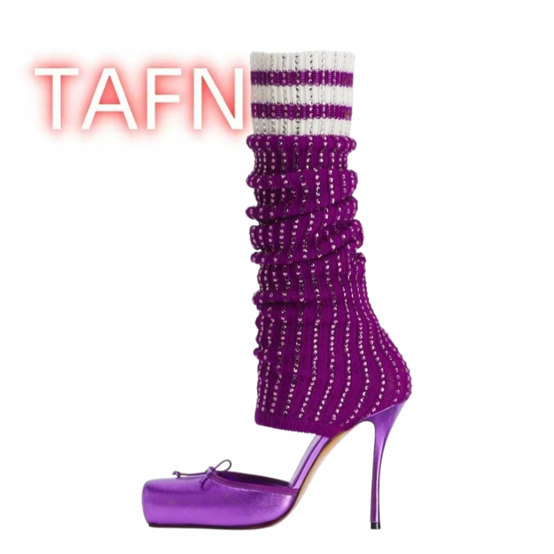Women's Knitted High Heels Pum - Women'S Fashion Socks recensie en prijs